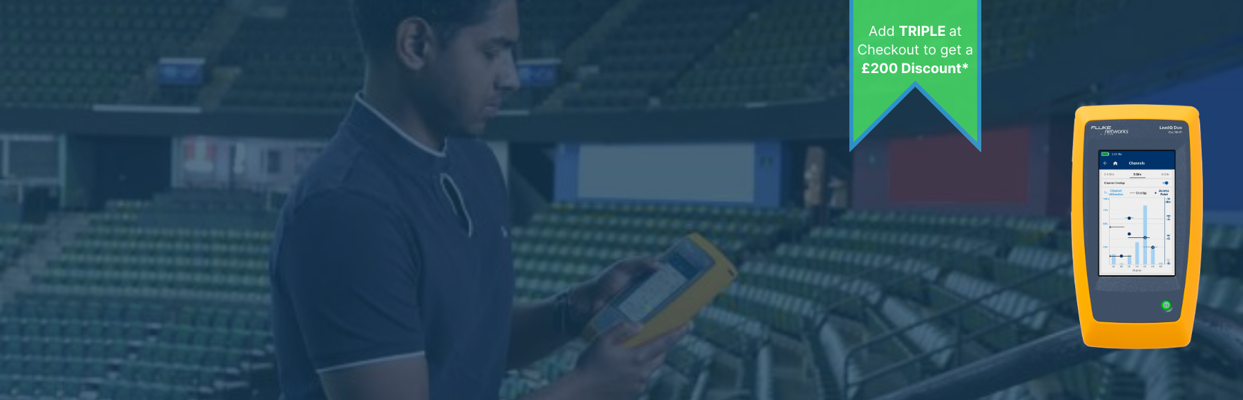 The New Triple Threat - LinkIQ™ Duo Cable+Network+Wi-Fi and Fibre Tester