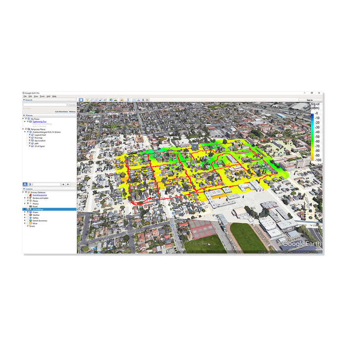 AirMagnet Survey - outdoor wireless site survey