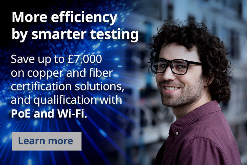 More Efficiency By Smarter Testing: Huge Savings On Fluke Networks Testing Kits