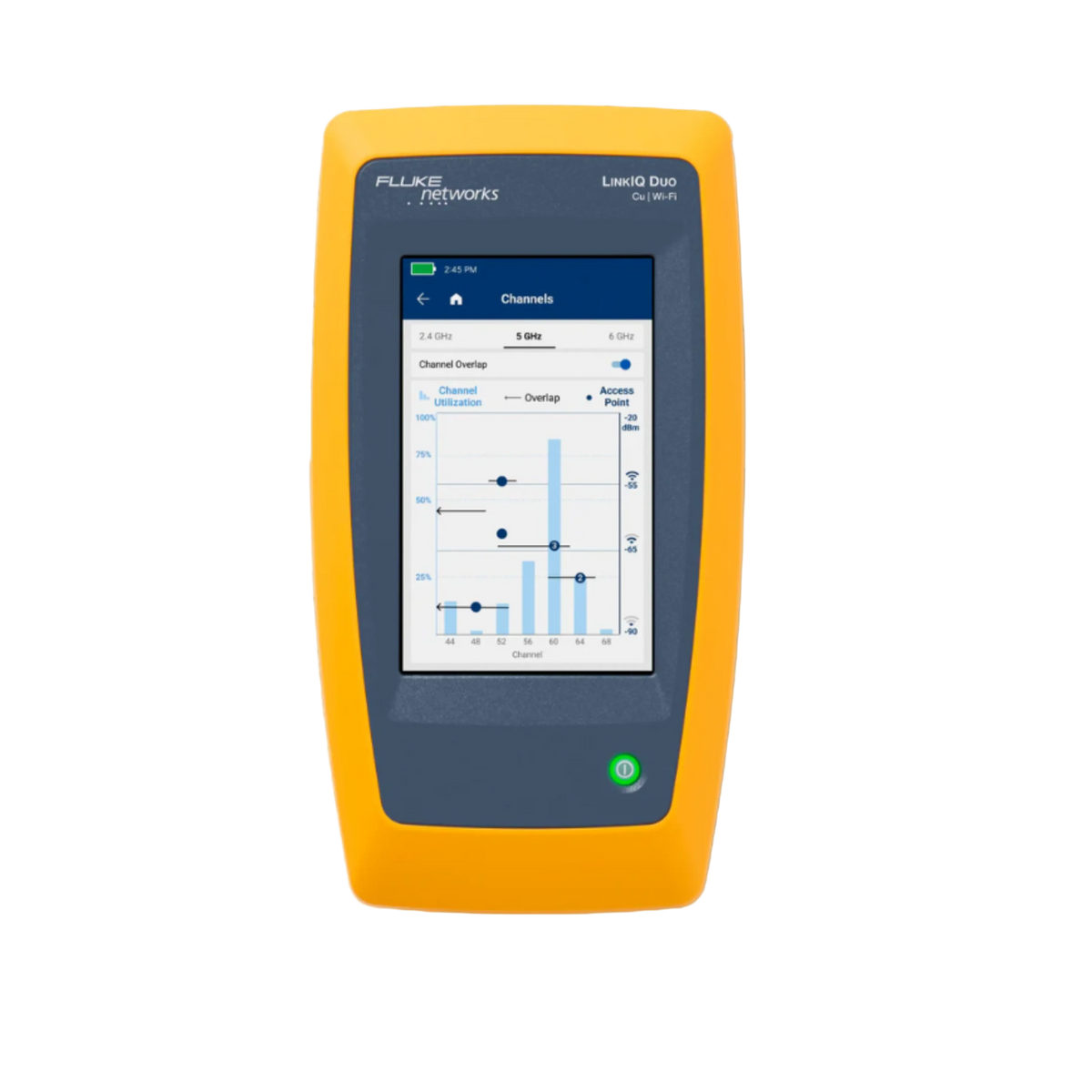 Fluke Networks LinkIQ™ Duo - Cable+Wi-Fi+Network Tester ...