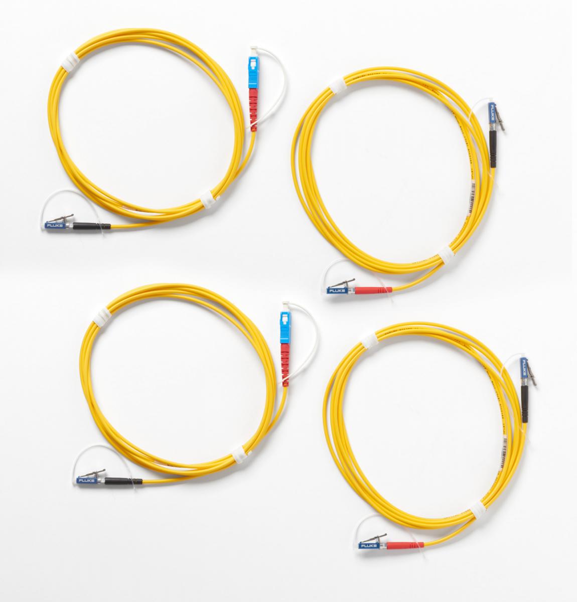 Fluke Networks Singlemode SC-LC Test Reference Cord Kit (Metal LC ...