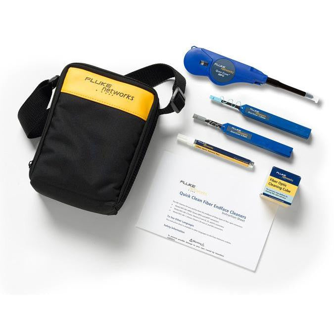 Fluke Networks Enhanced Fibre Optic Cleaning Kit - NFC-KIT-CASE-E